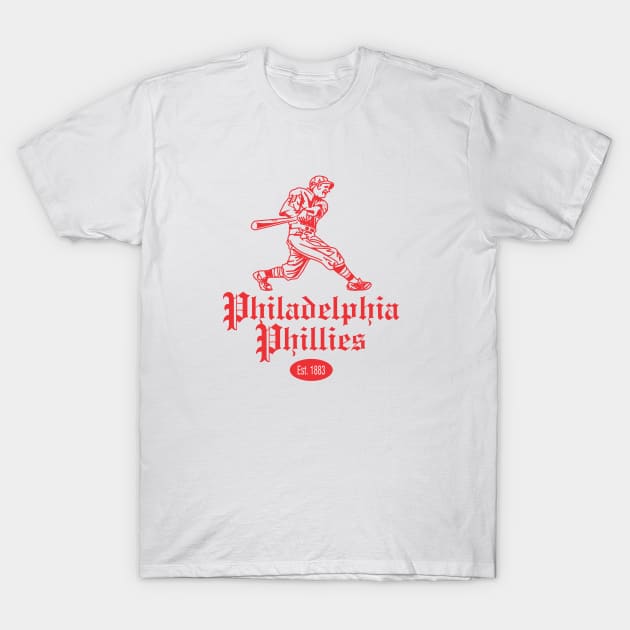 Vintage Philadelphia Phillies T-Shirt by Tom Stiglich Cartoons